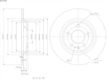Brake Disc VAG - 8K0 615 601 M