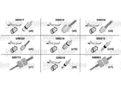 Gasket, coolant pipe AC ventiilide komplekt
