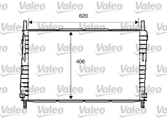 Radiator, engine cooling Ford MONDEO III