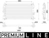 Radiator, engine cooling OPEL INSIGNIA 1.4