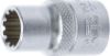 Socket Wrench Insert 1/2" Socket "Gear Lock", 12 mm