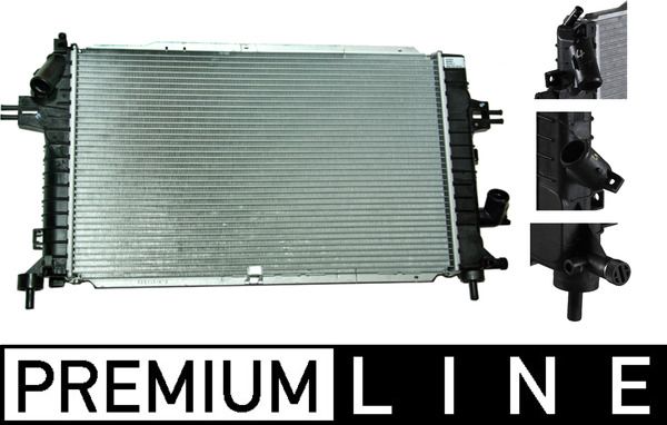 Radiator, engine cooling OPEL ASTRA H 1.9 CDTI