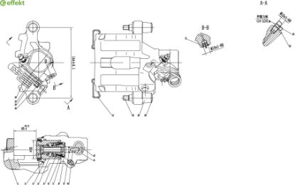 Brake Caliper VOLVO - 36000901
