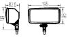 Spotlight Set Comet 550, Ref. 17,5, 12V, H3