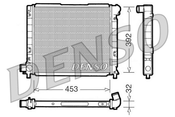 Radiator, engine cooling FIAT Croma 2.0 ie 16V / LANC