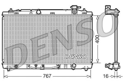 Radiator, engine cooling TOYOTA Avalon Aut.00/05-00/0