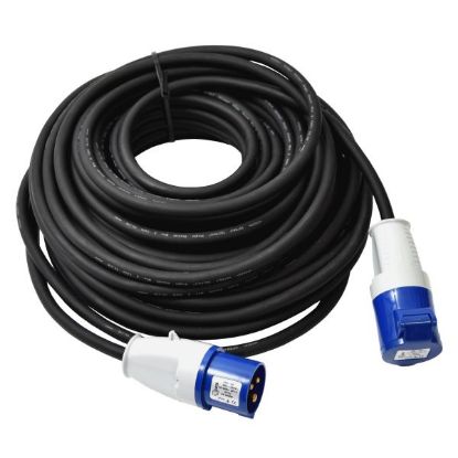 Akukast kaldavoolu 3pin kaabel 25m 16A 3500W max