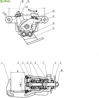 Brake Caliper HONDA - 43018-TA0-A01