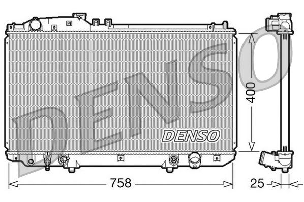 Radiator, engine cooling LEXUS SC430 4.3 i 05/01- Radiator, engine cooling LEXUS SC430 4.3 i 05/01-