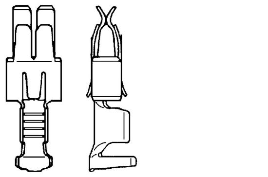 Terminal, electric universal parts DFK3 4,0-6,0mm2 100tk