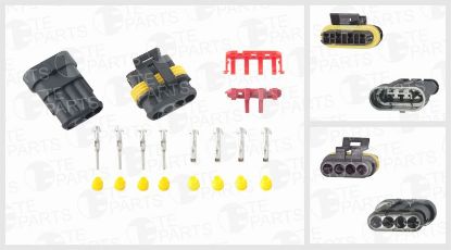 Cable Connector Kit 4 PIN komplekt "superseal" ISA + EMA