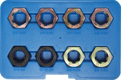 Thread Cutting Tool Set, drive shaft Veovõlliotsa keermestajate 8 osaline komplekt