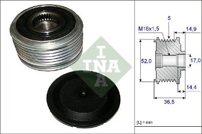 Alternator Freewheel Clutch MERCEDES-BENZ - 266 155 01 15