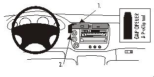 Trim Frame Honda Civic Sedan 01-04