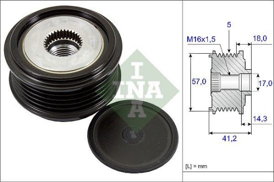 Alternator Freewheel Clutch HYUNDAI - 25290-2A000
