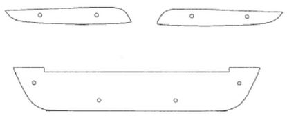 Trim/Protection Strip, radiator grille Hyundai i30 2007-2009