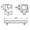 Spotlight LED LightBar 350 12/24V, plastik hoidik
