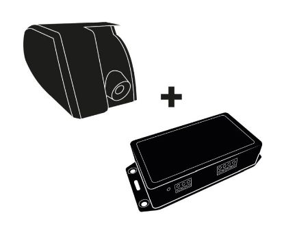 Mounting Set, roof rack TO 6300 Motor Kit 12V, Anodised