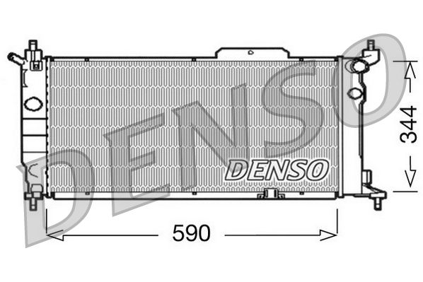Radiator, engine cooling OPEL Astra F / III 1.4 / 1.6