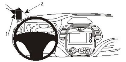 Trim Frame Renault Captur 14-17 vasakule