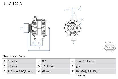 Alternator Alternator 8424