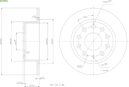 Brake Disc VAG - 5Q0 615 601 C