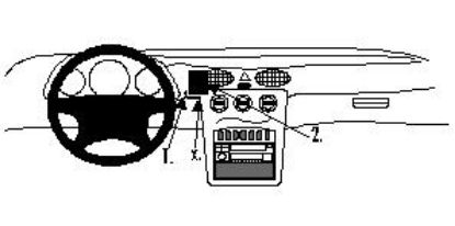 Trim Frame MB A-Class 98-