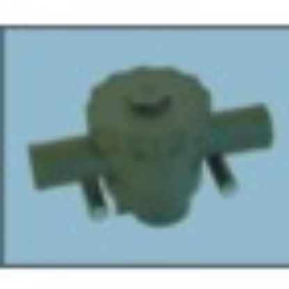 Shut-off valve, pre-heater water filter Sulgurventiil filtriga. Da=38 L=200 H=131 0,5-4bar