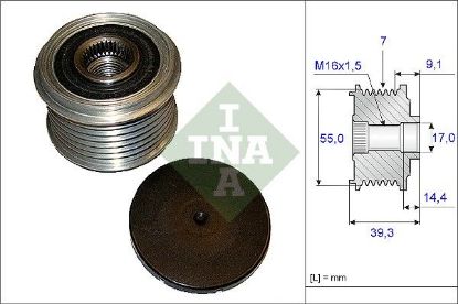 Alternator Freewheel Clutch HYUNDAI - 37321-3A010