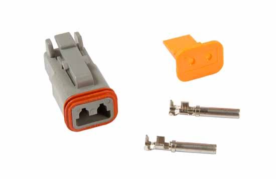 Plug 2 PIN komplekt tava crimp