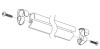 Mounting Set, roof rack Universal Tent Fixation Kit 4m, Anthracite