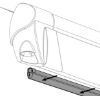 Mounting Set, roof rack Universal Tent Fixation Kit 4m, Anthracite