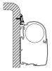 Mounting Set, roof rack Caravan Rail Luxe 6,0m 1tk