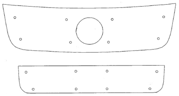 Trim/Protection Strip, radiator grille VW Passat 2001-2005