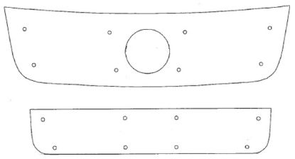 Trim/Protection Strip, radiator grille VW Passat 2001-2005
