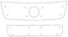 Trim/Protection Strip, radiator grille VW Passat 2001-2005