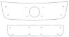 Trim/Protection Strip, radiator grille VW Passat 2001-2005