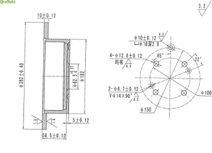 Brake Disc HYUNDAI - 58411-1C800