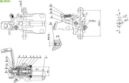 Brake Caliper NISSAN - 44011-BM40A