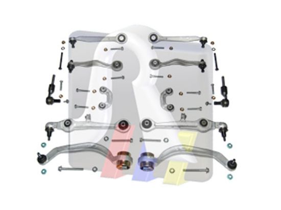 Control/Trailing Arm Kit, wheel suspension VAG - 4D0 498 998