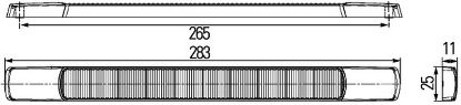 Daytime Running Light Set 10xLED, 12V (+gab.)
