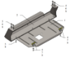 Underrun Protection Ford Custom 2,2 TDCI 13-19
