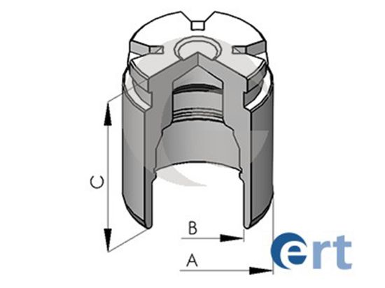 Piston, brake caliper VAG, FORD, OPEL, SUZUKI