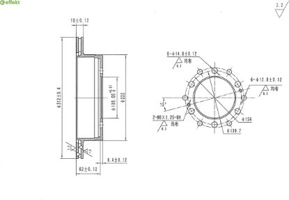 Brake Disc TOYOTA - 42431-60130