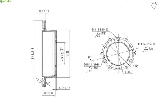 Brake Disc TOYOTA - 42431-60130