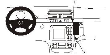 Trim Frame MB S-Class 00-