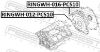 Gasket, coolant flange VAG 06E103181K