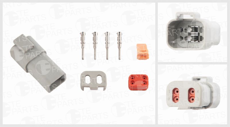Cable Connector Kit 4 PIN komplekt DEUTSCH: DT04-4P