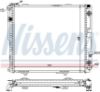 Radiator, engine cooling MERCEDES E 250 D AUT. AC  93-