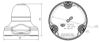 Navigatsioonituli LED 360° Multi-flash Signal Lamp - sinine
